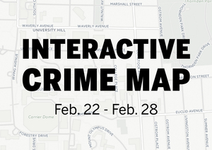 Take a look at where crimes occurred near campus this week.