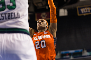 Brittney Sykes  has found success at the top of Syracuse's press, forcing 66 turnovers this season. 