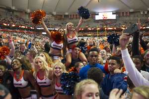 The first 2,000 students at Orange Madness Friday night will receive a free T-shirt.