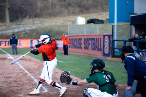 Bryce Holmgren's .479 batting average leads SU. 