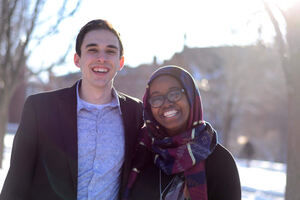 Salih and Rosenblum are both involved in various organizations on campus, and said they have a diverse team working on their campaign. 