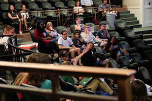 The Syracuse University Student Association meets on Monday nights. 