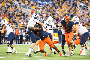 Kendall Coleman had three sacks in Syracuse's win.