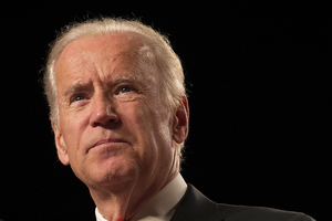 President Joe Biden speaking at an event at Syracuse University in 2016.