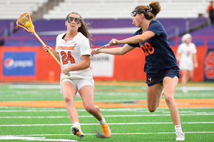 Emma Tyrrell scored four goals and added an assist in Syracuse's 1907 win over Louisville.