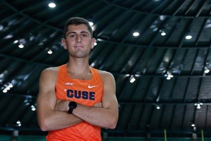 Sixth-year Joe Dragon ran a four-minute mile earlier this season despite not having run the mile since high school.