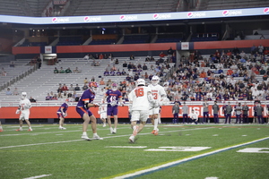 Brendan Curry and Syracuse travel to Baltimore to face unranked Johns Hopkins on Sunday. 