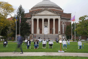 Since the attack on Dec. 21, 1988, SU has honored the victims every year by presenting the Remembrance Scholarship to 35 seniors who each represent an individual student who died.
