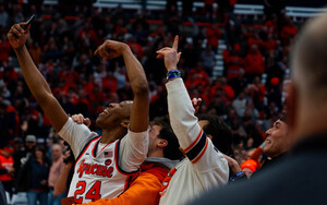 Quadir Copeland's buzzer-beater capped off a strong offensive performance from Syracuse down the stretch in its 72-69 win over Miami. 