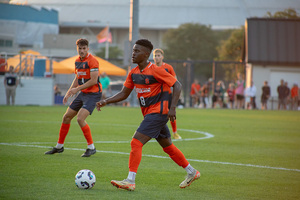 The Orange carried a 1-0 lead for the final 17 minutes of play until the Cardinals scored on a free kick in the 90th minute. 