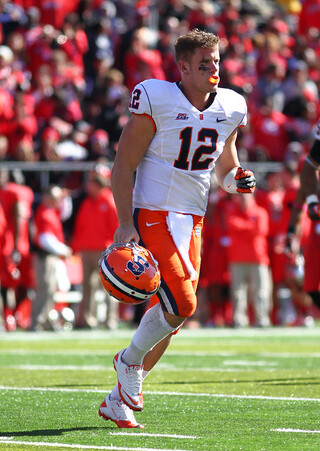 Quarterback Ryan Nassib trots off the field during Saturday's loss.